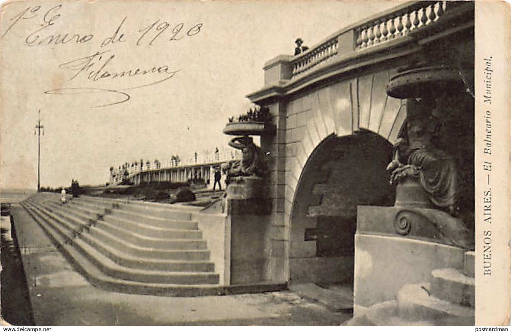 Argentina - BUENOS AIRES - El Balneario Municipal - Ed. Argentina B 1