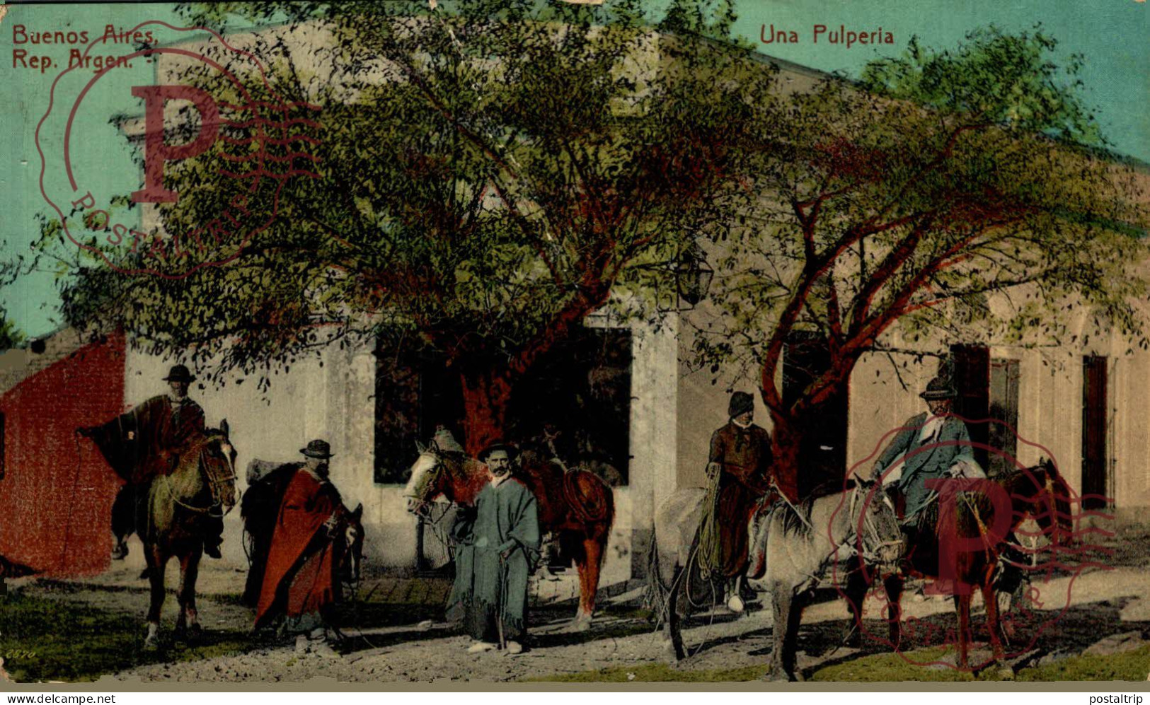 ARGENTINA. Buenos Aires, Una Pulpería. PROFESIONES PROFFESIONS.