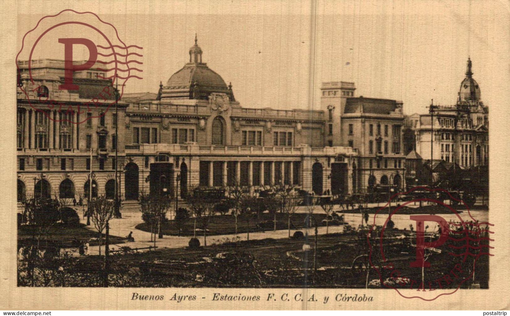 ARGENTINA. Buenos Ayres, Estaciones F.C.C.A. y Córdoba . República Argentina.