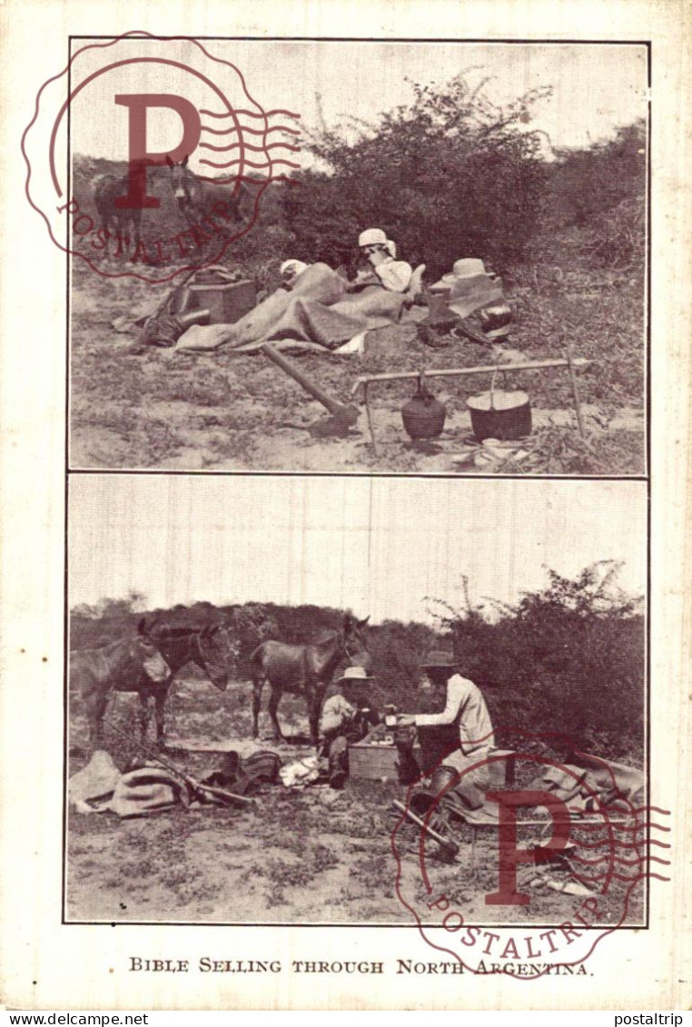 ARGENTINA. Venta de Biblias, Bible Selling Through North Argentina. PROFESIONES PROFFESIONS.