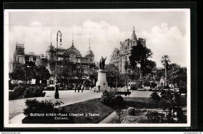 AK Buenos Aires, Plaza Libertad y Teatro, Coliseo