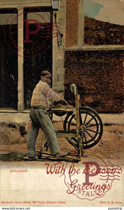 ARGENTINA. Afilador. Mitchell's Book Store PROFESIONES PROFFESIONS.