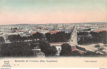 Argentina - CORDOBÁ - Vista general - Ed. M.A. 31