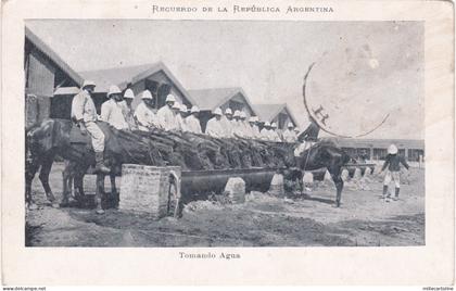 ARGENTINA - Tomando Agua, Postcard