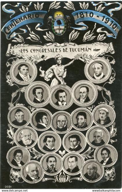 Argentina Tucuman Congressmen Centenary