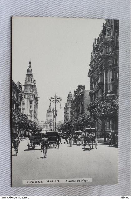 Buenos Aires, avenida de Mayo, Argentine