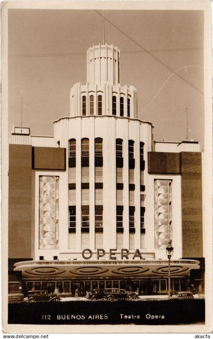 PC ARGENTINA BUENOS AIRES TEATRO OPERA REAL PHOTO POSTCARD (a60806)
