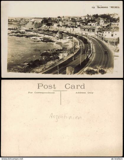 Postcard Buenos Aires Balneario Recreo 1930  Argentinien Argentina