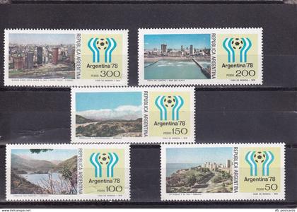 SA04 Argentina 11978 Football World Cup Argentina Match Sites mint stamps