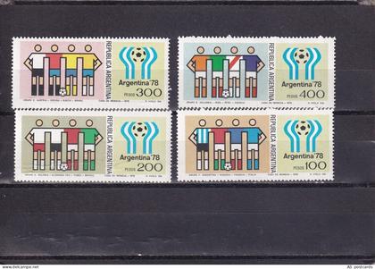 SA04 Argentina 1978 Football World Cup, Argentina mint stamps
