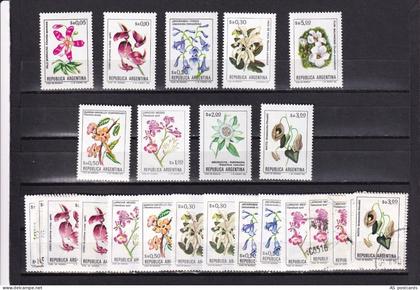 SA04 Argentina 1983 Flowers of Argentina mint and used stamps