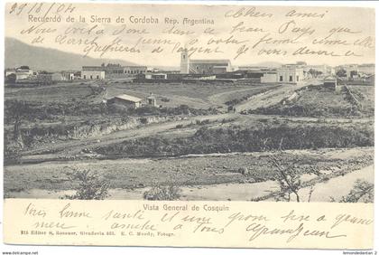 Vista General de Cosquin