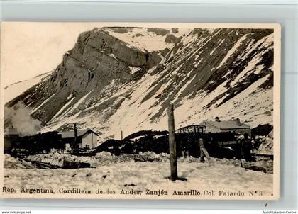 13055979 - Bahnstation Zanjon Amarillo Winter