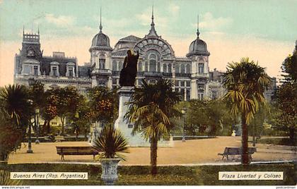 Argentina - BUENOS AIRES - Plaza Libertad y Coliseo - Ed. D. y H.