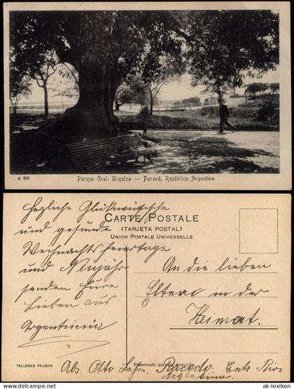 .Argentinen .Argentina Paraná, República Argentina Parque Gral. Urquiza 1927