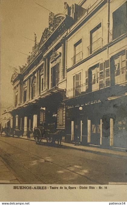 BUENOS AIRES - Teatro de la Opera - Carte photo