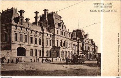 PC BUENOS AIRES ESTACION DEL FERROCARRIL DEL SUR ARGENTINA (a31300)