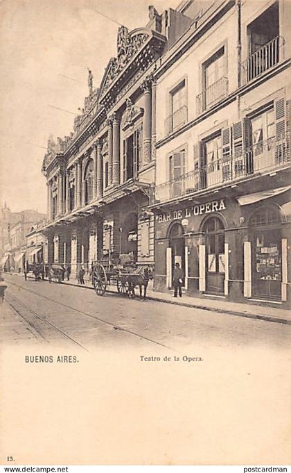 Argentina - BUENOS AIRES - Teatro de la Opera - Bar - Ed. desconocido 15