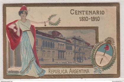 Argentina. Centenario 1810-1910. Embossed. *