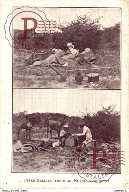 ARGENTINA. Venta de Biblias, Bible Selling Through North Argentina. PROFESIONES PROFFESIONS.