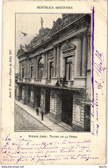 CPA AK ARGENTINA Buenos Aires Teatro de la Opera (1218721)