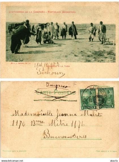 CPA ARGENTINA Costumbres de la Campana Republica Argentina. (378510)