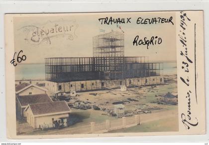 Rosario  Argentina  Etat d'avancement de travaux de l'élévateur  au 5 juin 1907