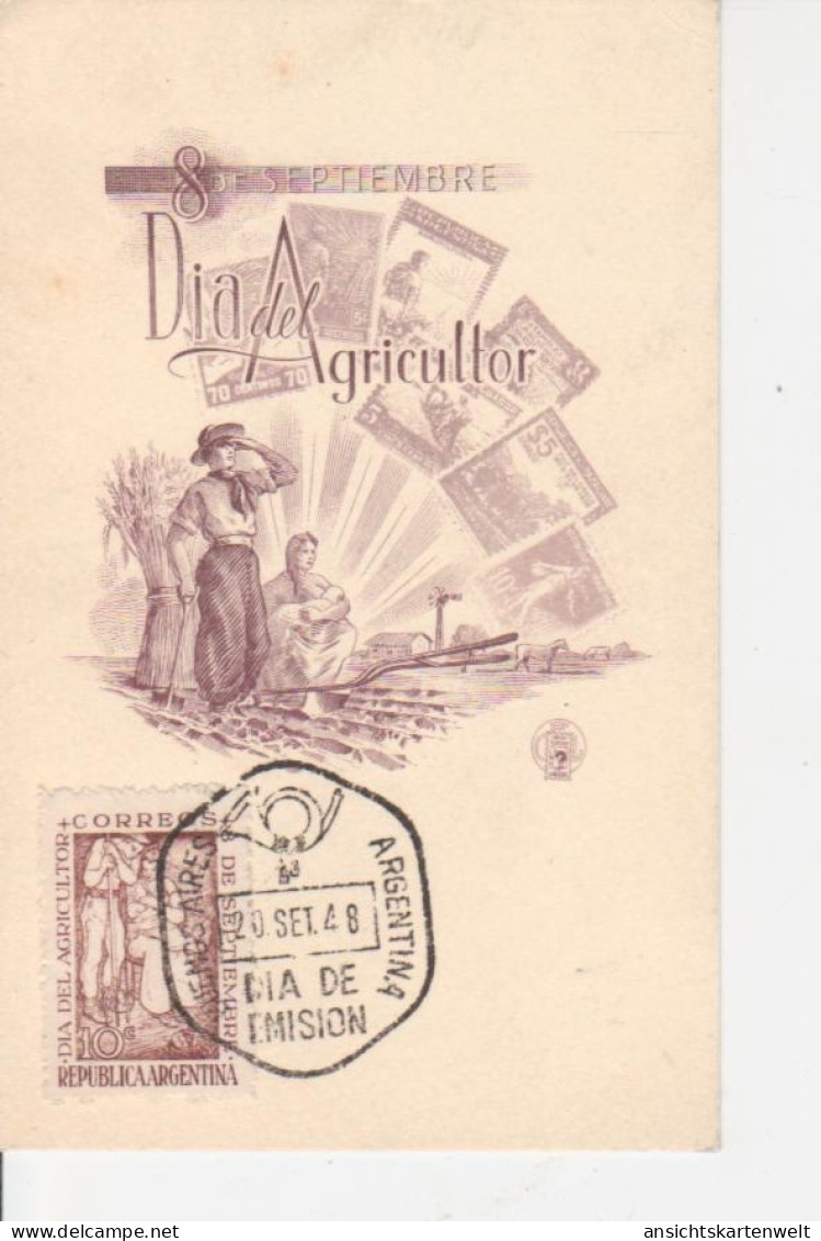 Argentinien Buenos Aires Dia Agricultor 1948 ngl #77.978