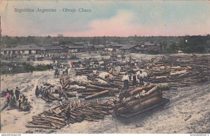 Argentine - Obraje Chaco - transport du bois