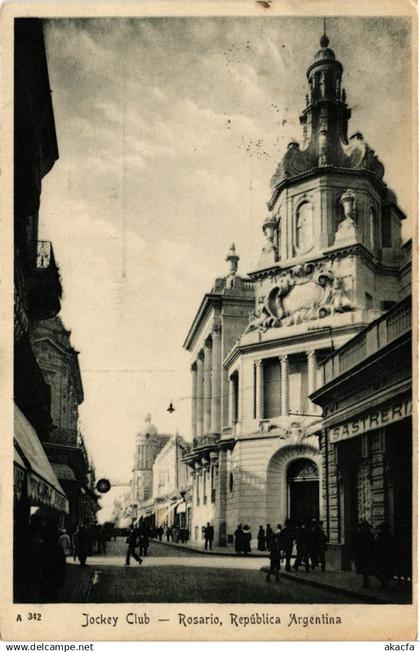 CPA ARGENTINA ROSARIO Jockey Club Republica Argentina (787372)