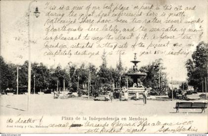 CPA Mendoza Argentinien, Unabhängigkeitsplatz