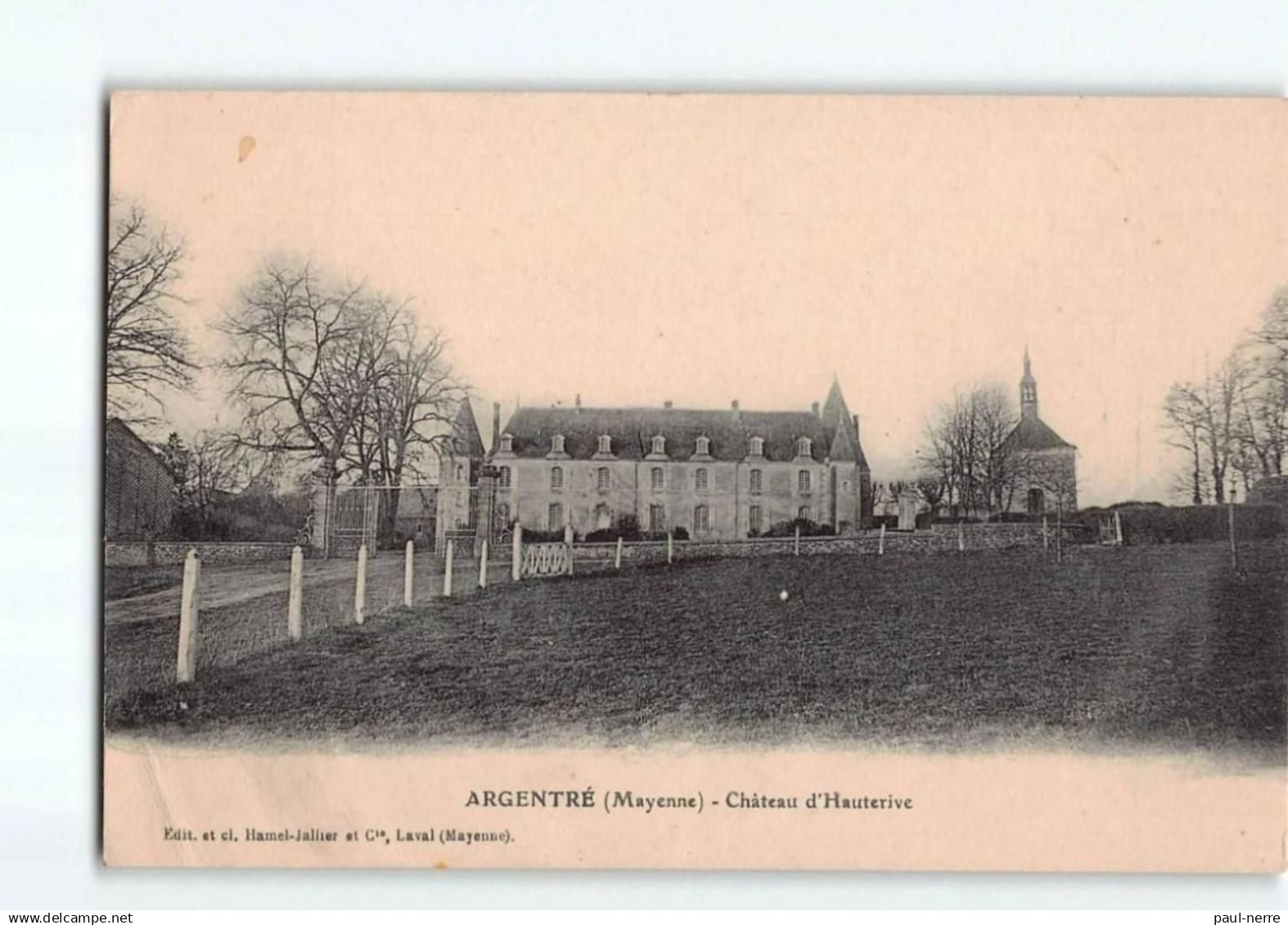 ARGENTRE : Château d'Hauterive - état