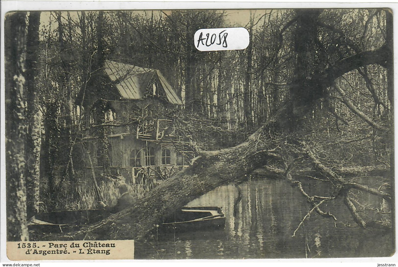 ARGENTRE- PARC DU CHATEAU D ARGENTRE- L ETANG