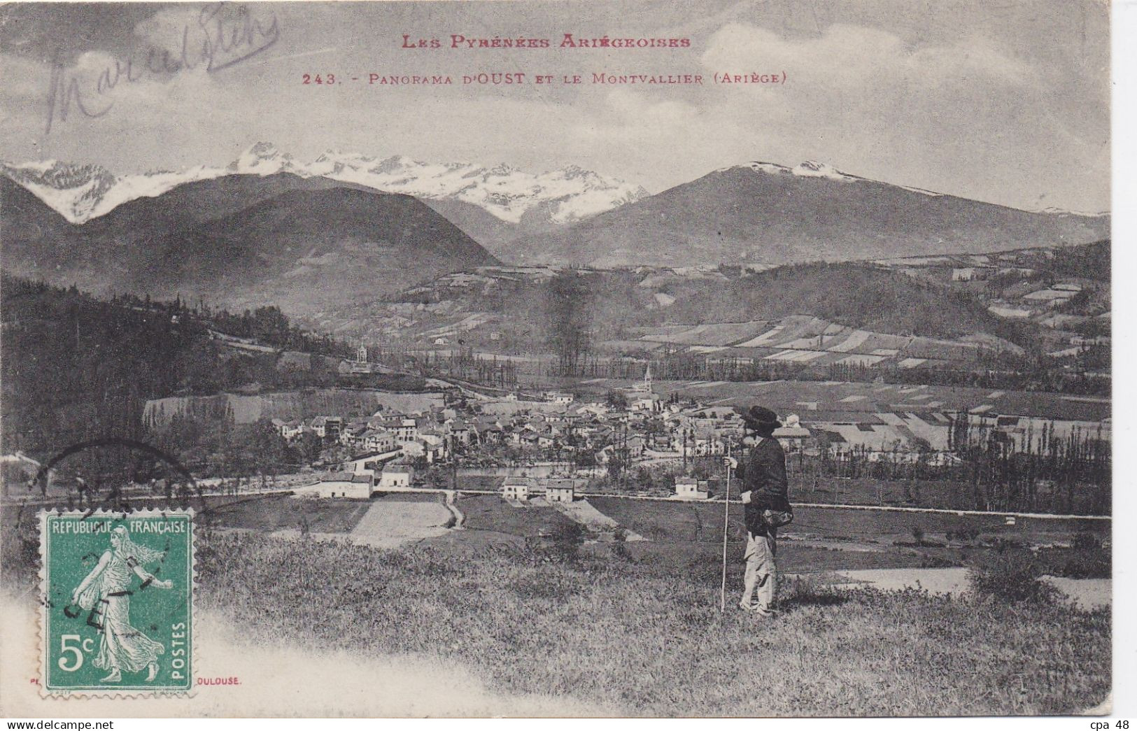 ARIEGE : Oust, Panorama
