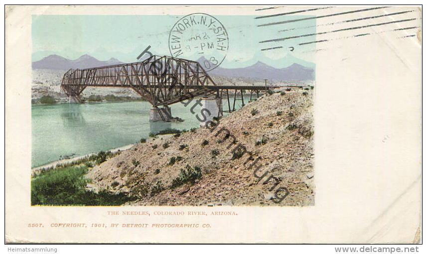Arizona - The Needles - Colorado River - Copyright by Detroit Photographic Co. gel. 1903