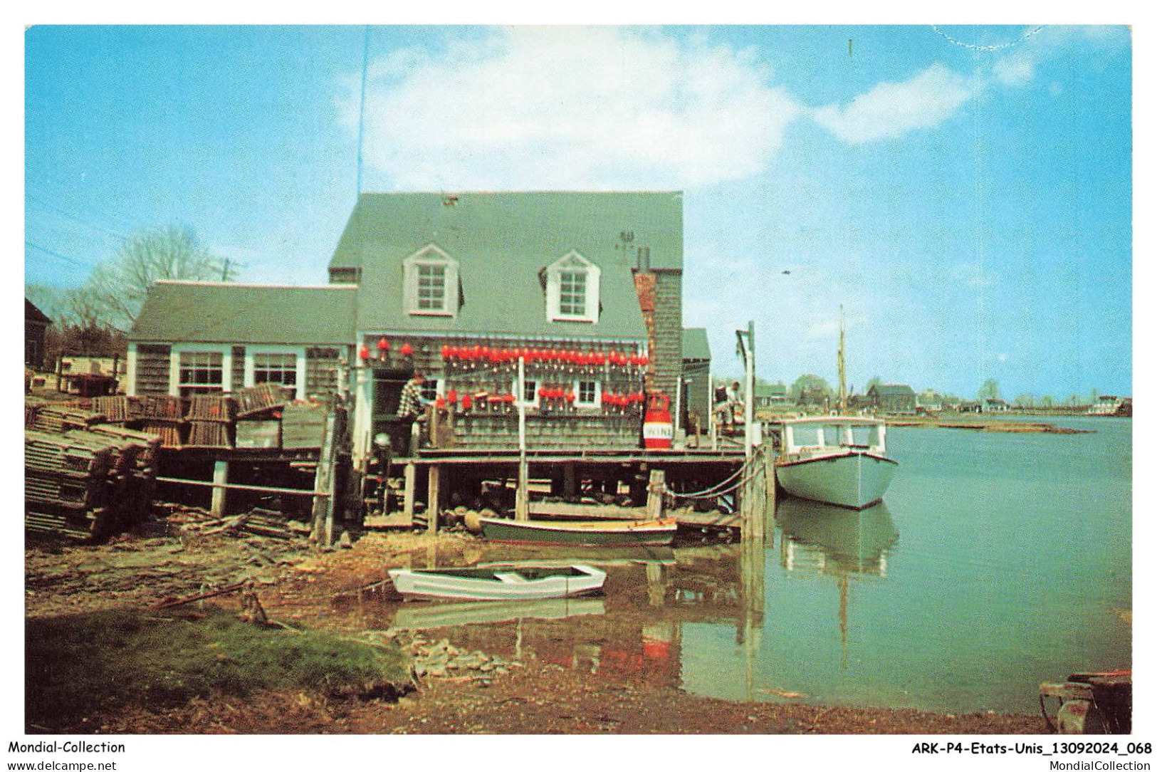 ARKP4-0250-ETATS-UNIS - MAINE - A maine Fisherman's shack