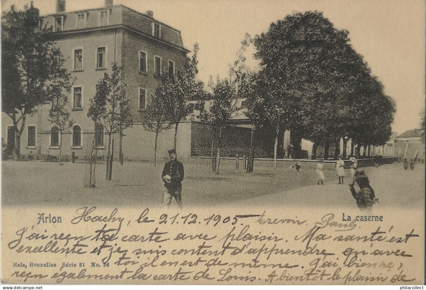 Arlon // LA Caserne (Animee) 1905