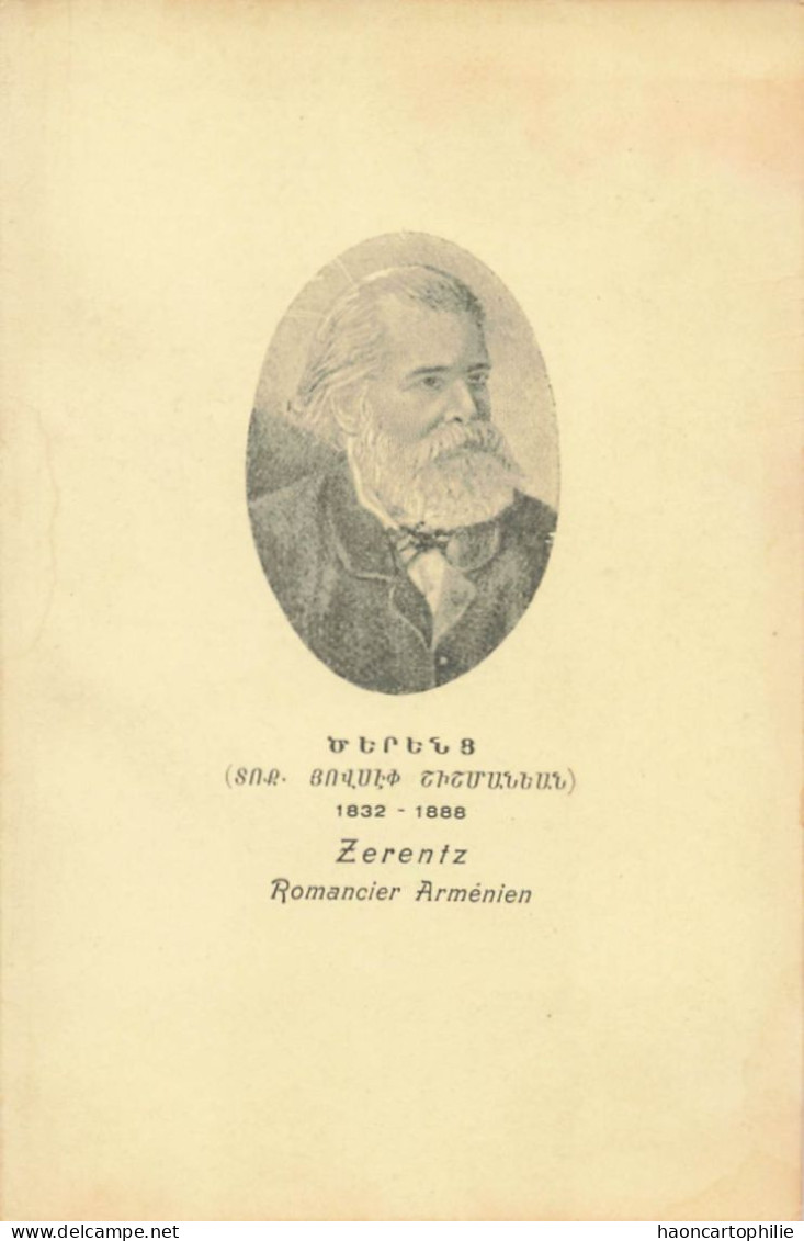 Armenie  Zerentz  romancier Armenien