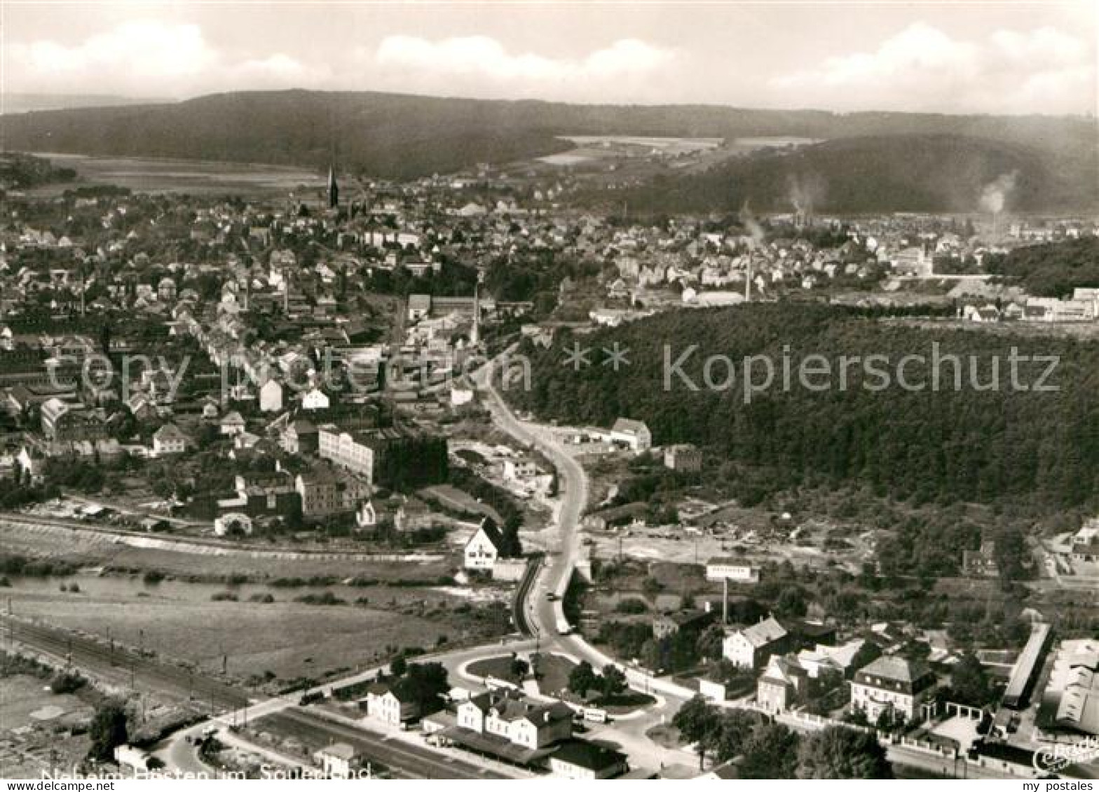 Arnsberg Westfalen Fliegeraufnahme