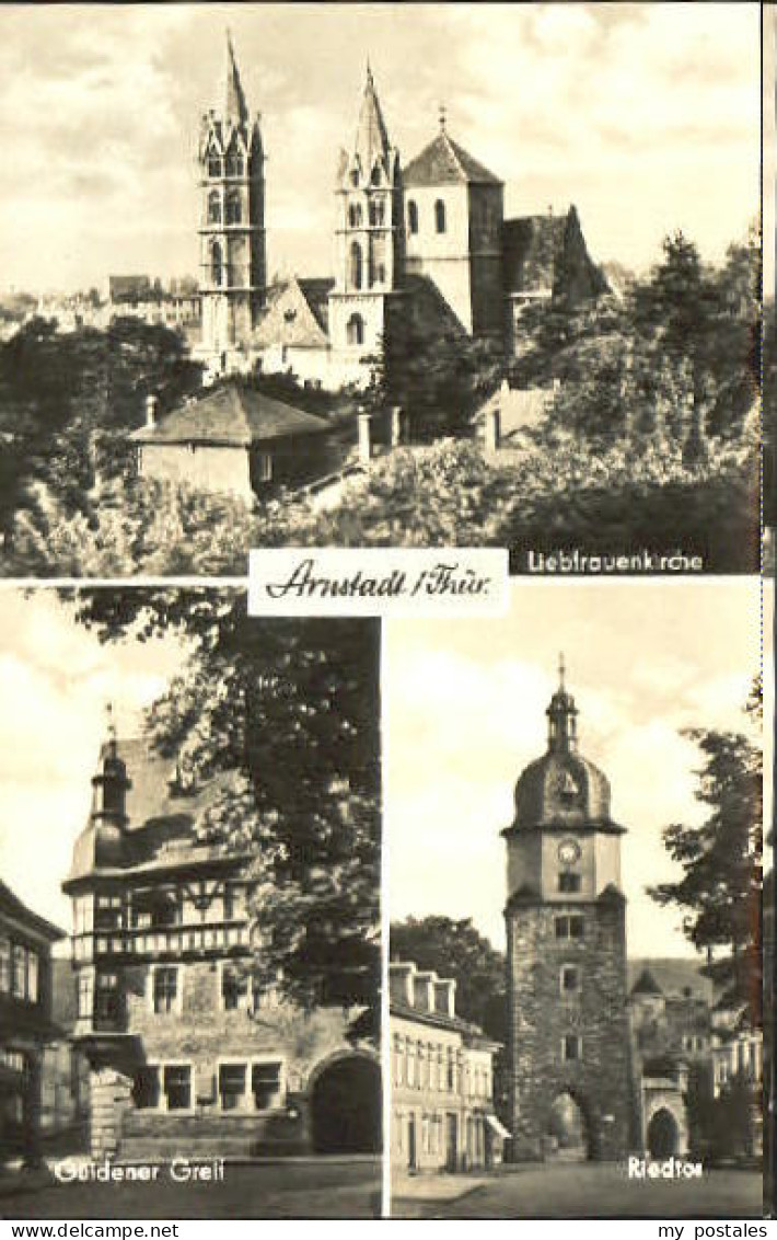 Arnstadt Ilm Arnstadt Kirche Riedtor Gueldener Greif