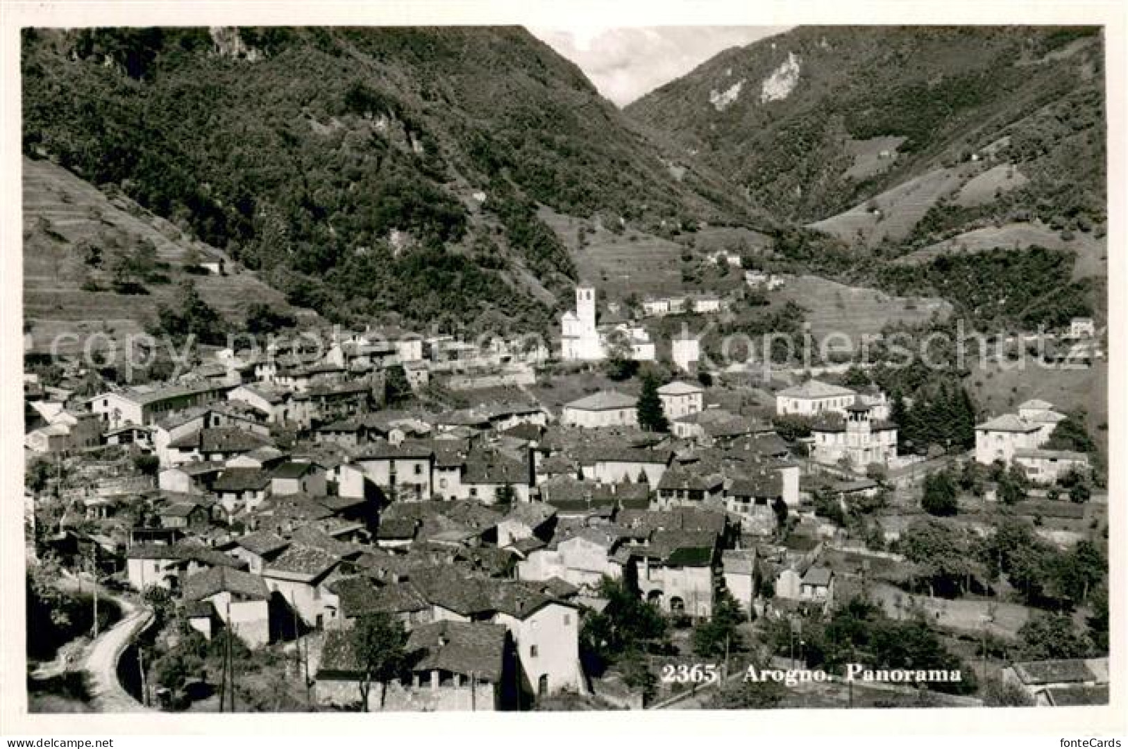 Arogno TI Fliegeraufnahme