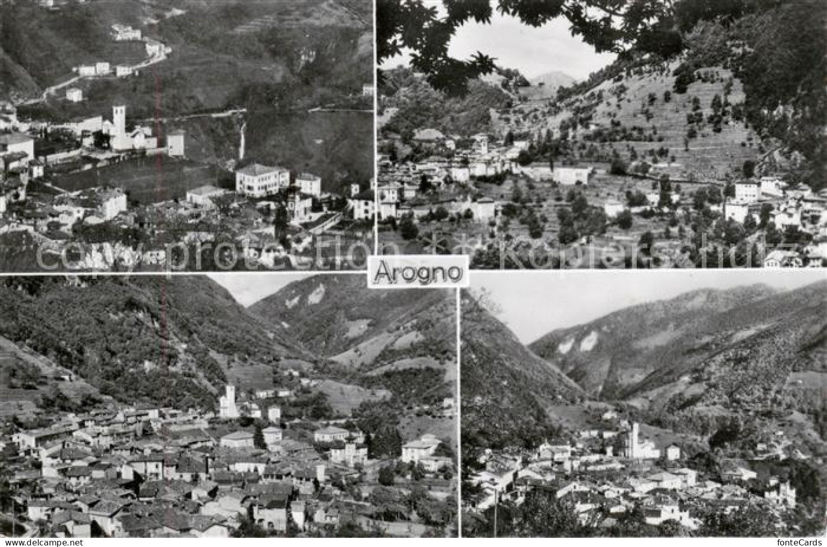 Arogno TI Gesamtansichten