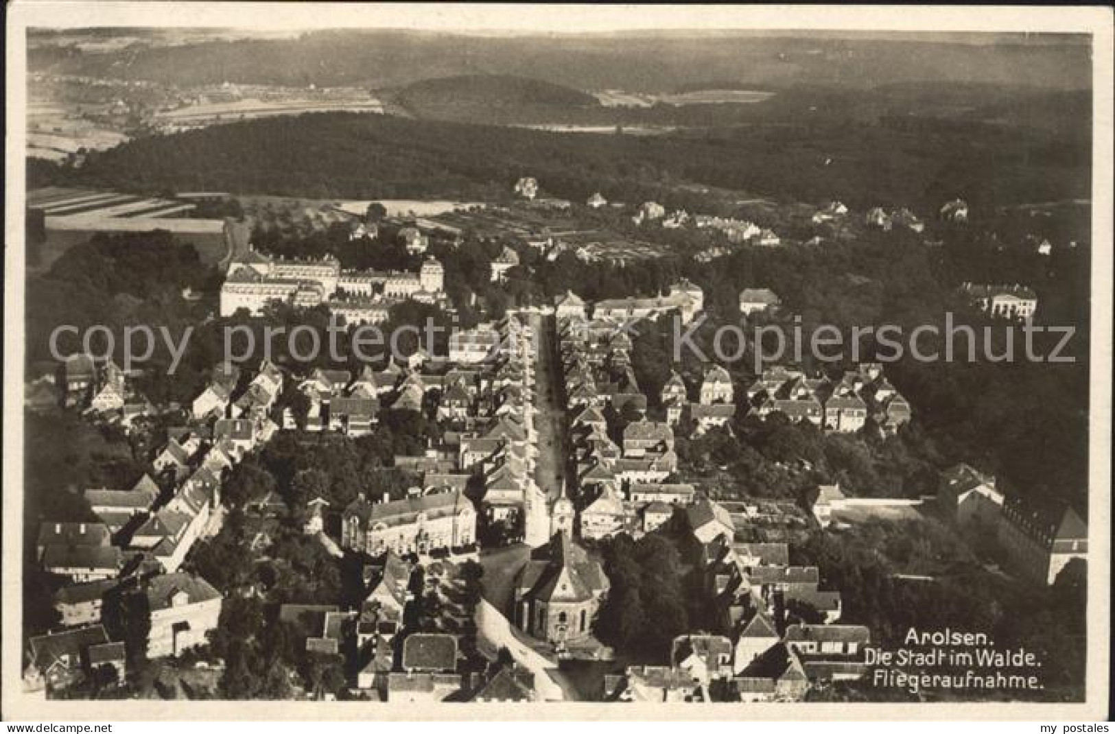Arolsen Bad Fliegeraufnahme