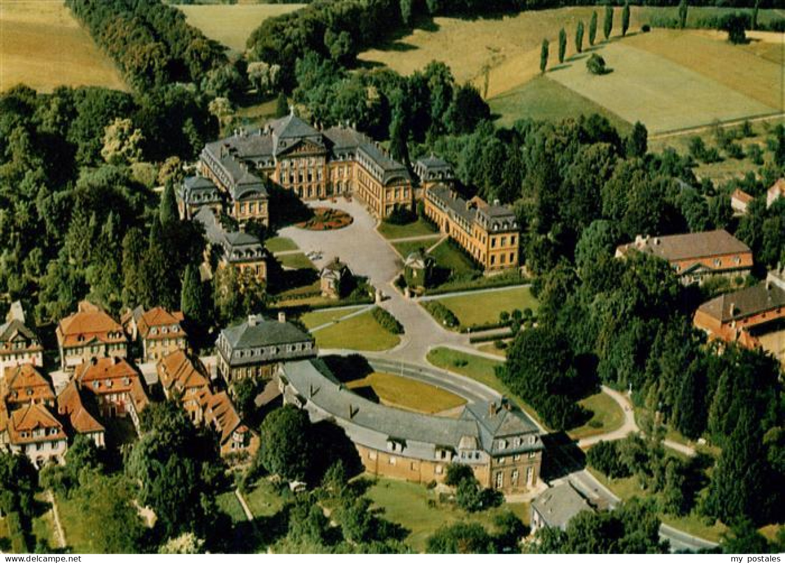 Arolsen Bad Residenzschloss Fliegeraufnahme