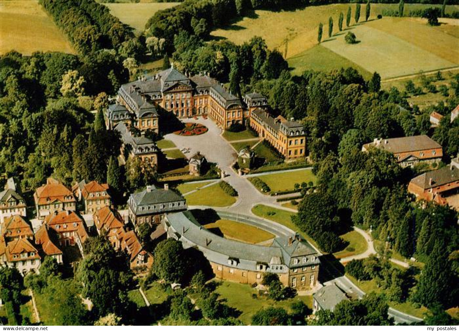 Arolsen Bad Residenzschloss Fliegeraufnahme