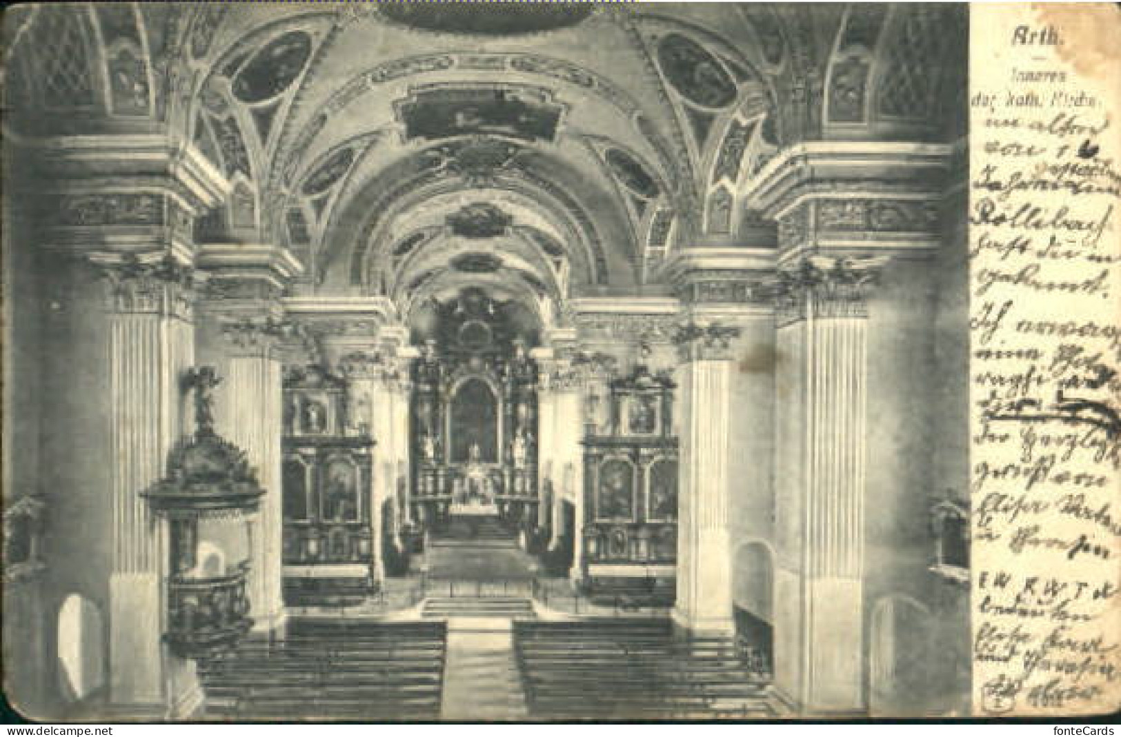 Arth  SZ Arth Kirche x 1911