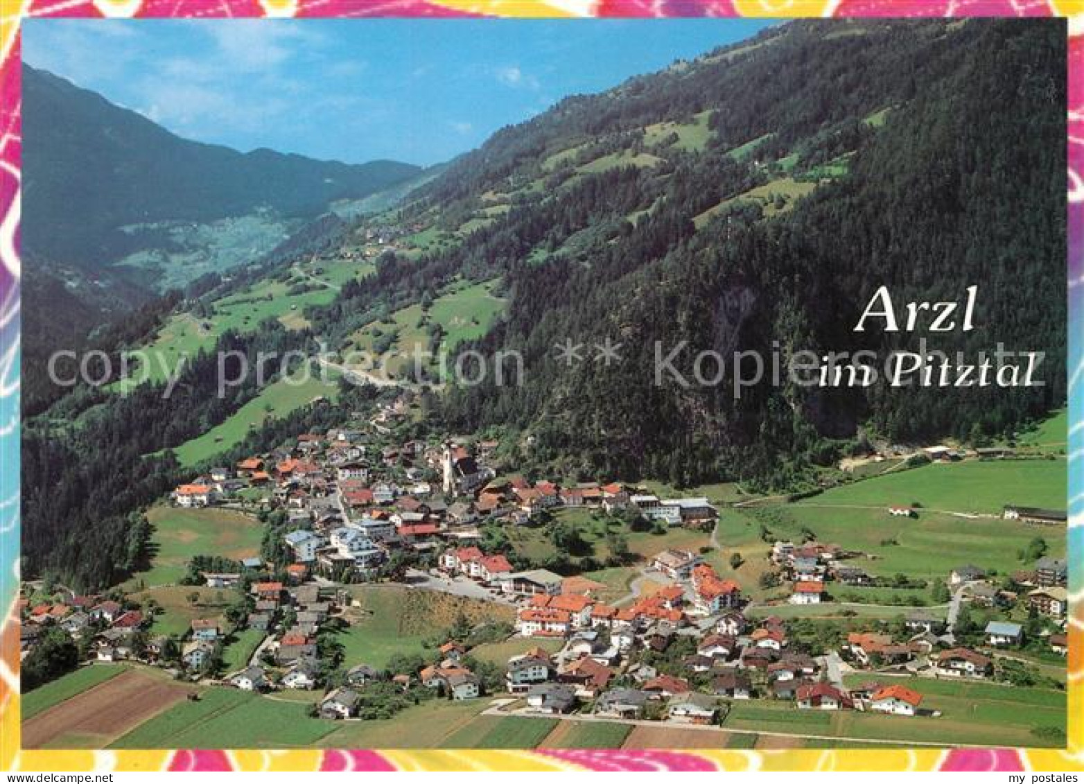 Arzl Pitztal Fliegeraufnahme