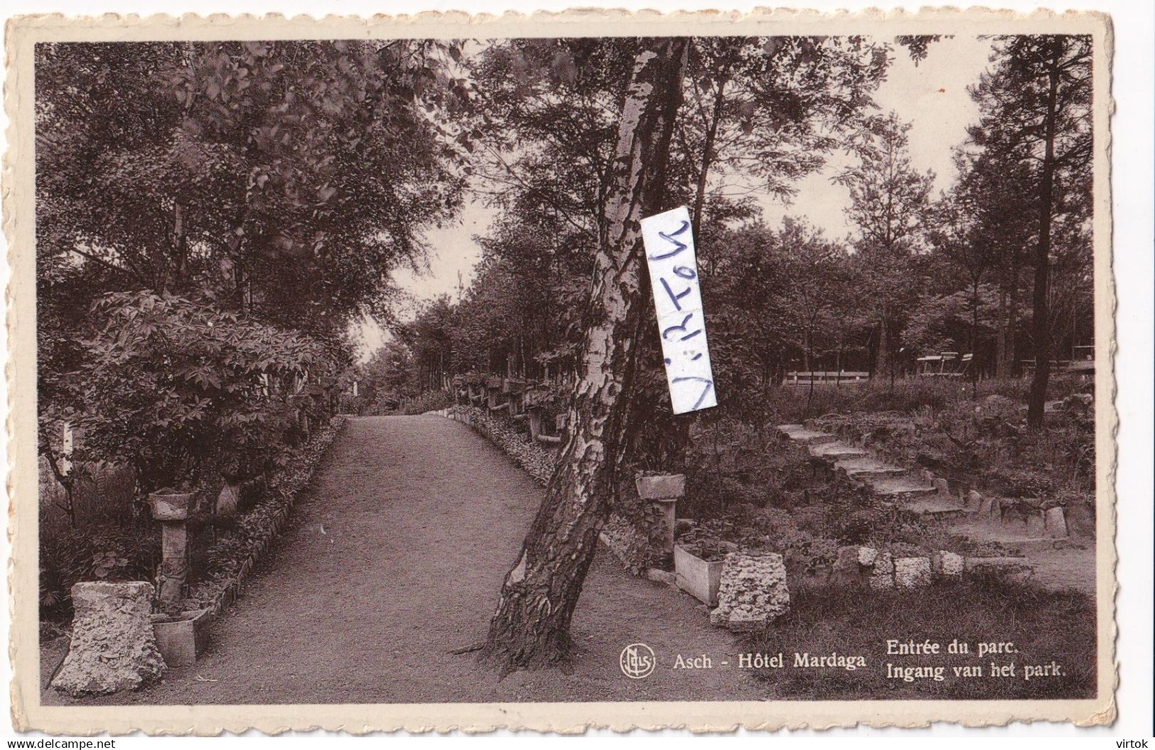 AS - Asch :  Hotel Mardaga -  1933 met zegel