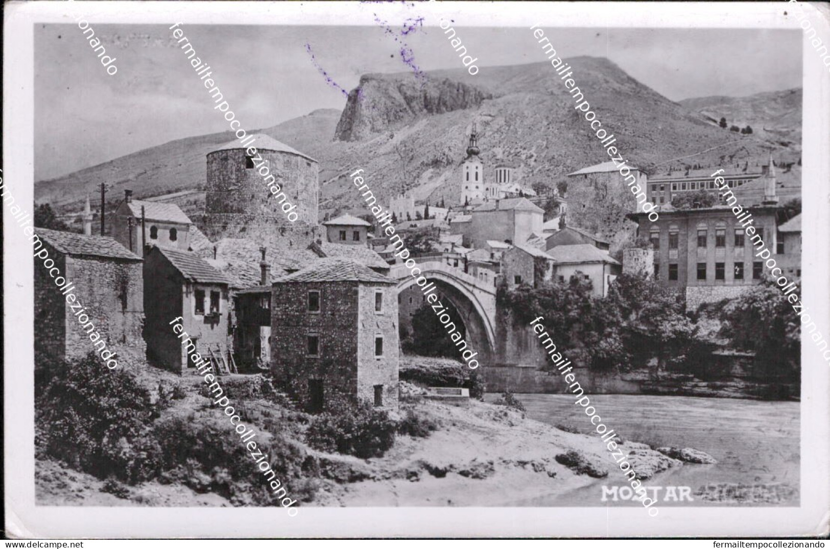 as721 cartolina mostar jugoslavia
