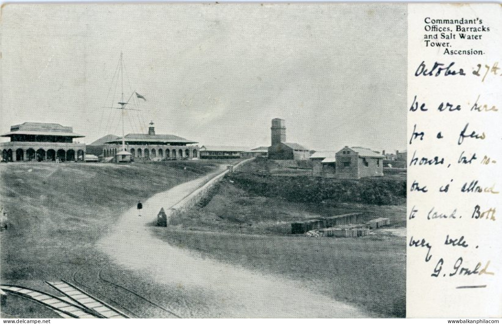 Ascension Commandant's Offices Barracks Salt Water Tower
